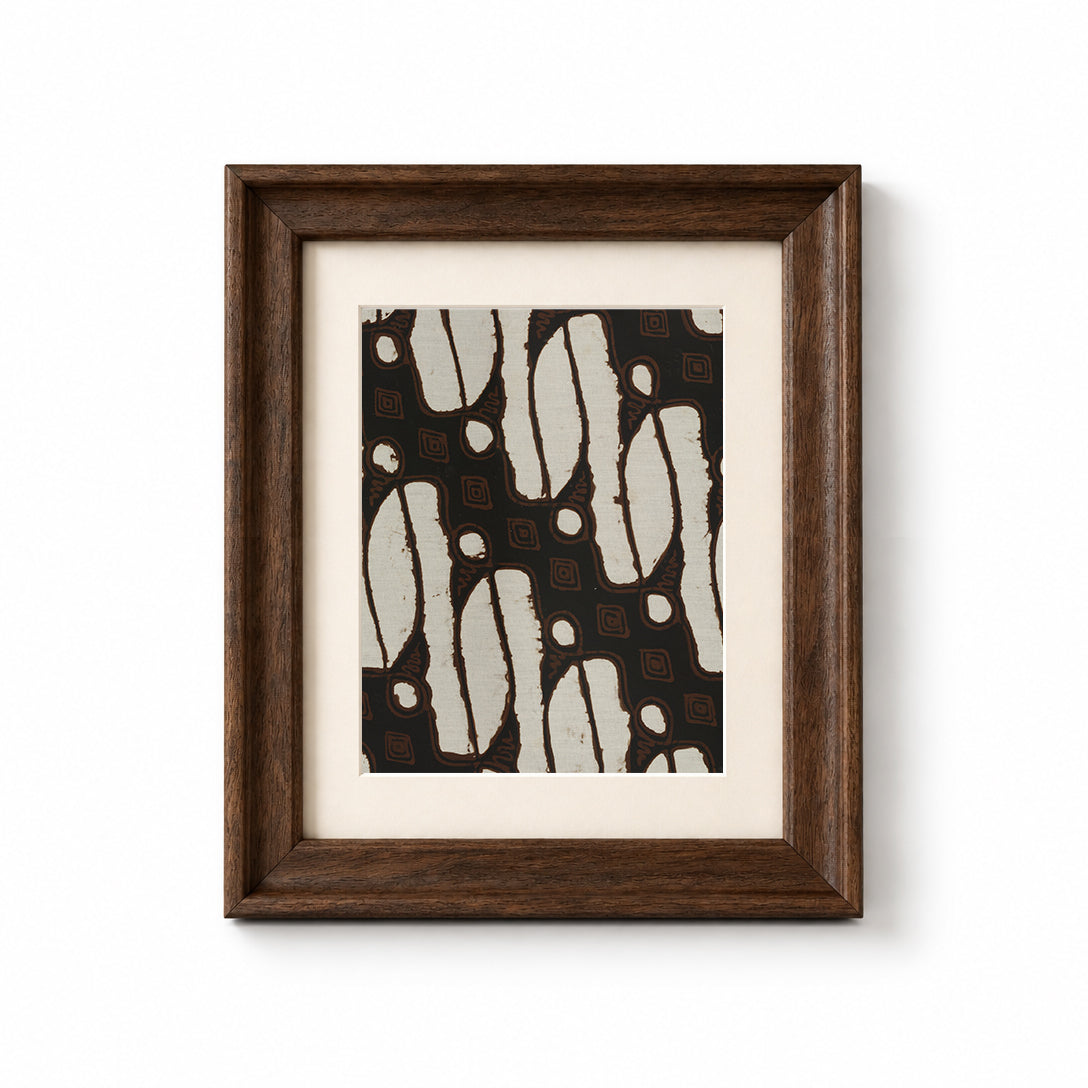 Indonesian Batik Wall Art - Parang