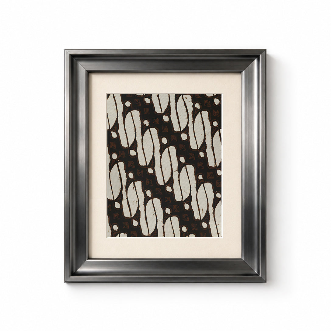 Indonesian Batik Wall Art - Parang