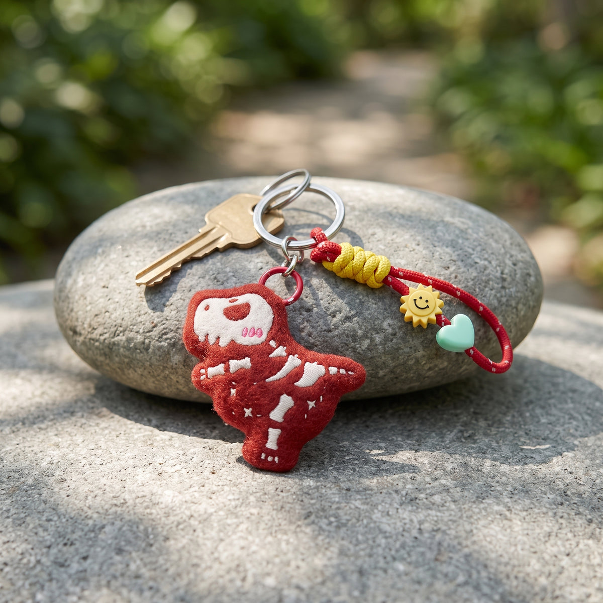 Dinosaur Plush Badge / Fridge Magnet — Tyrannosaurus rex