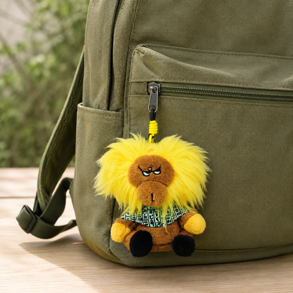 Sunny Babu Squeeze - Golden Baboon Squishy Plush Mini Charm lifestyle 03