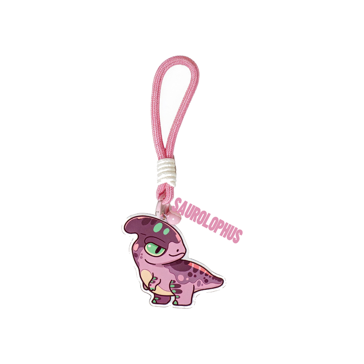 Dinosaur Acrylic Keychain — Saurolophus baseline image