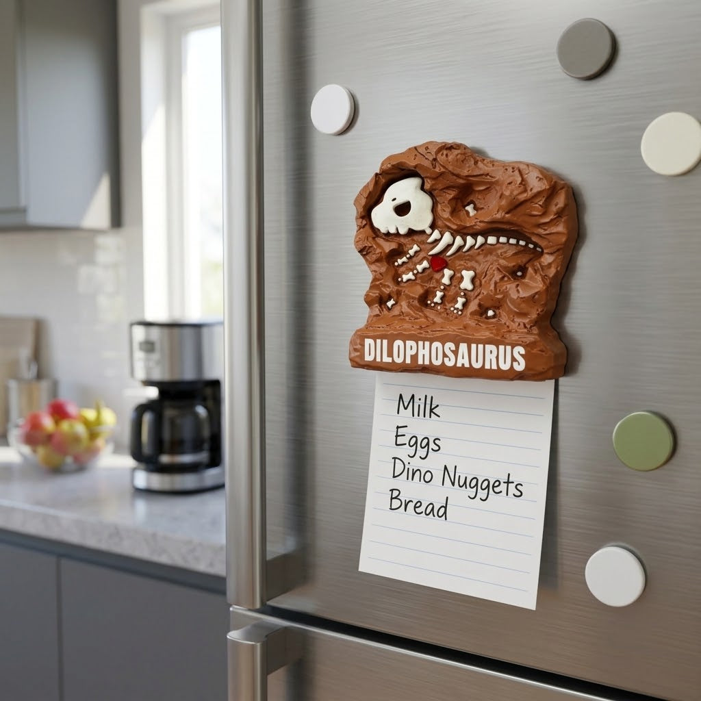 Resin Fridge Magnets - Dilophosaurus