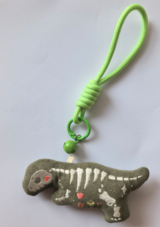 Dinosaur Plush Badge / Fridge Magnet — Lufengosaurus huenei