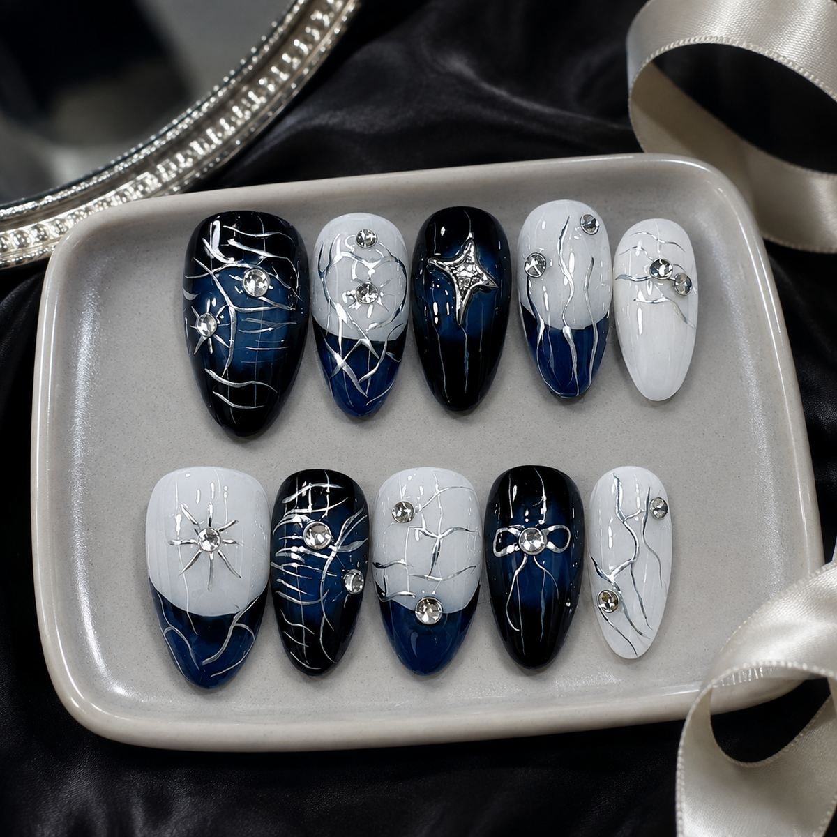 Starscape Waltz Press-on Nails