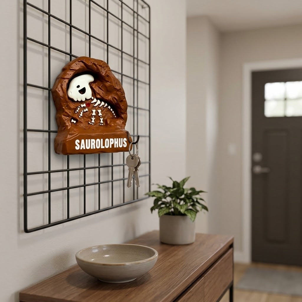 Resin Fridge Magnets - Saurolophus
