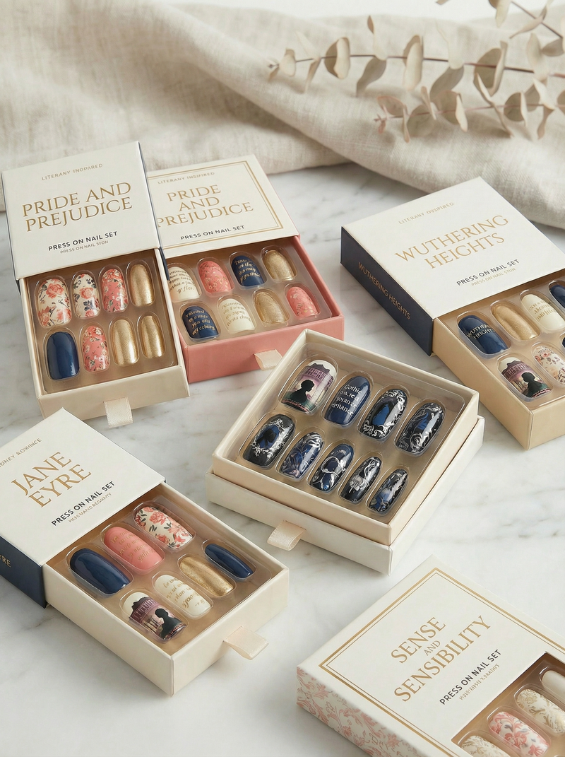 Press-On-Nails A Bit of Art