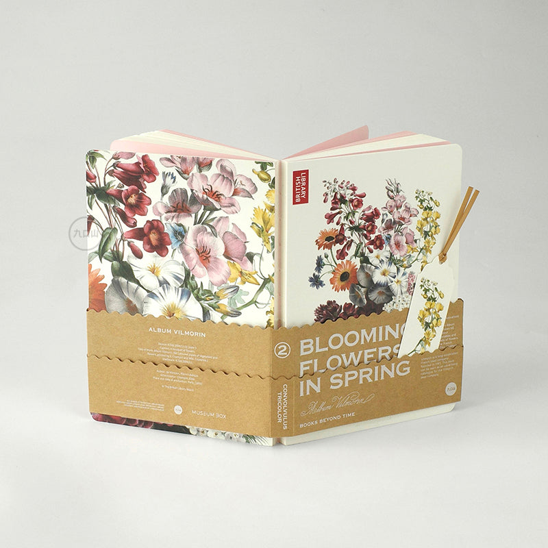 Botanical Hardcover Journal - Blooming Flowers in Spring