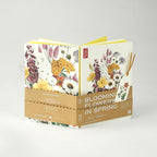 Botanical Hardcover Journal - Blooming Flowers in Spring