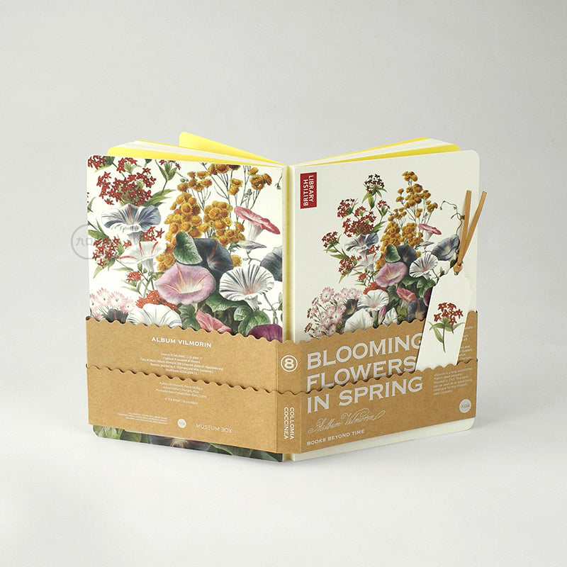 Botanical Hardcover Journal - Blooming Flowers in Spring