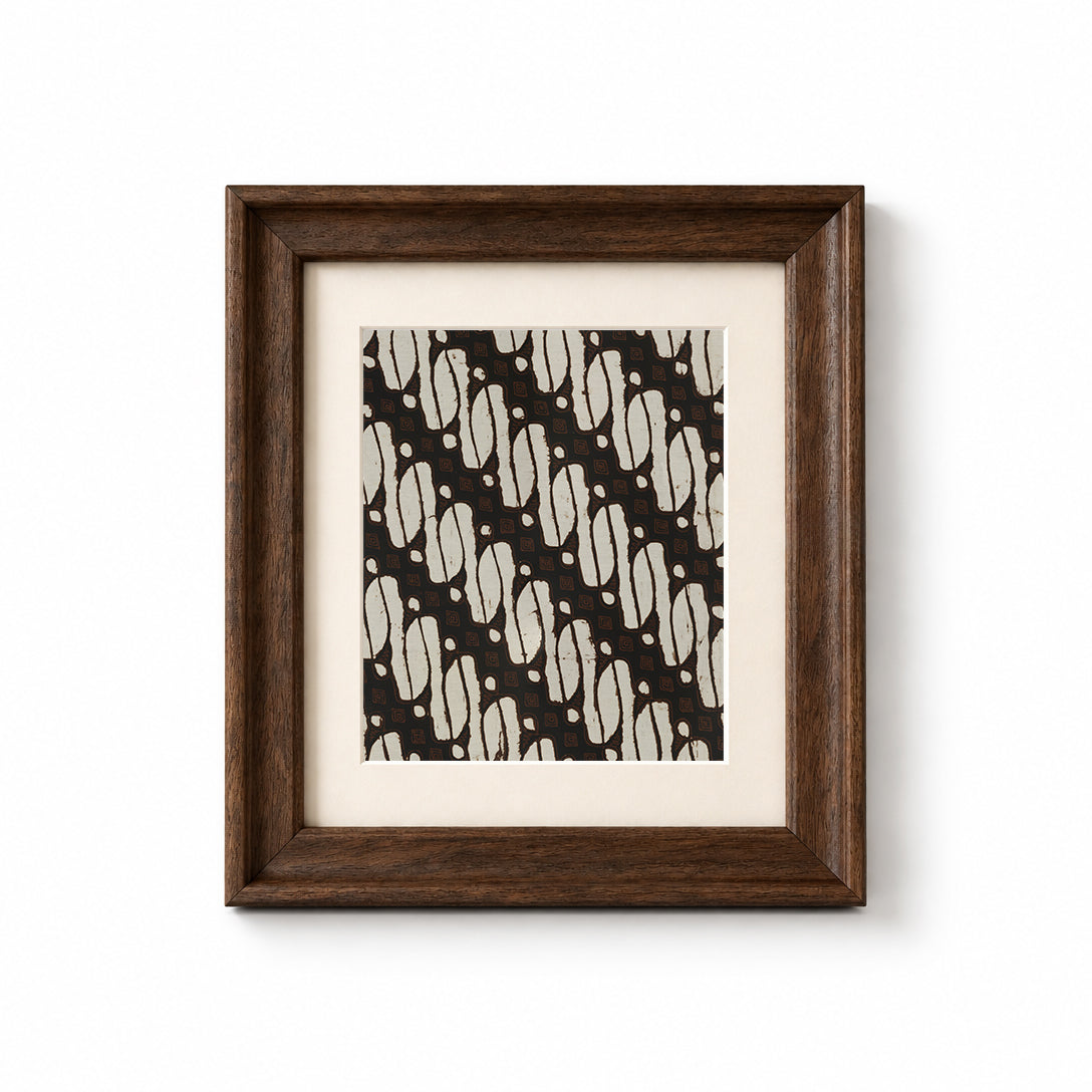 Indonesian Batik Wall Art - Parang