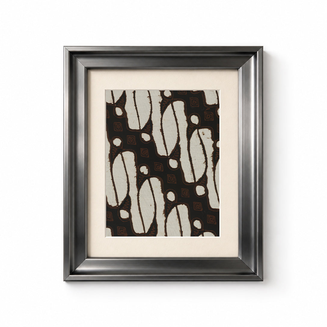 Indonesian Batik Wall Art - Parang