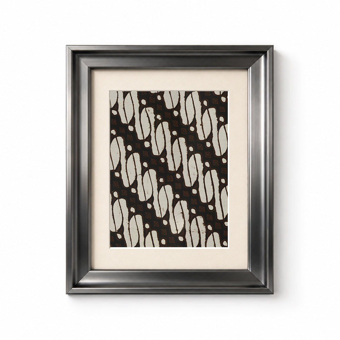 Indonesian Batik Wall Art - Parang