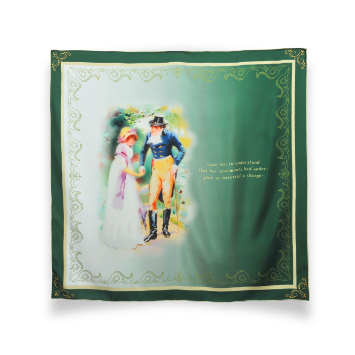 Regency Romance 90cm Silk Scarf