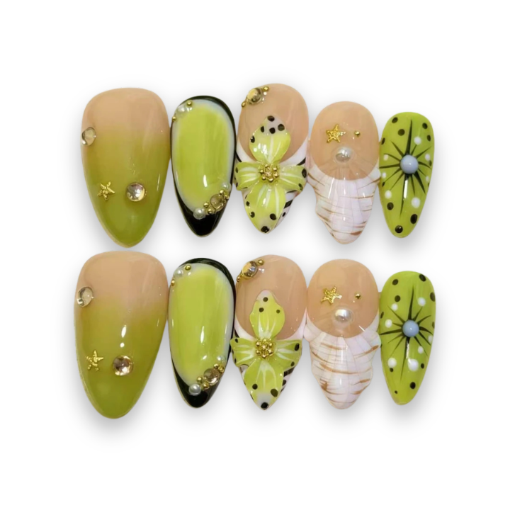 Pemberley Estate Garden Press-On Nails | Everyday wear