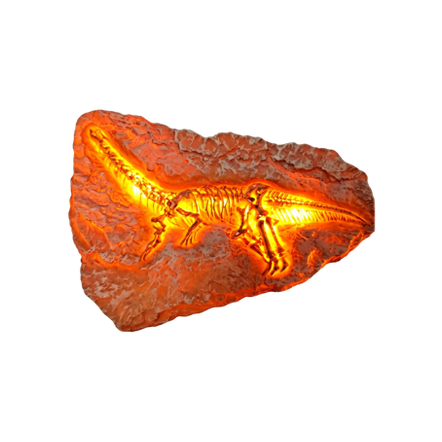LED Dinosaur Fossil Fridge Magnet - 3.45 x 2.55 in