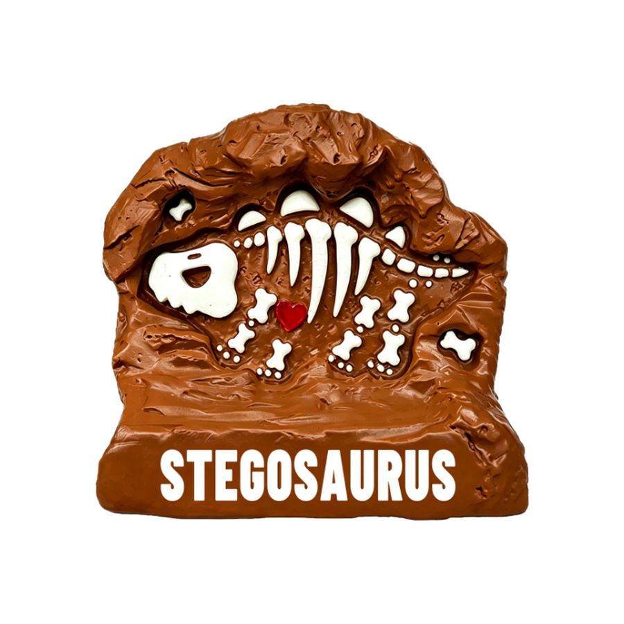 Resin Fridge Magnets - Stegosaurus