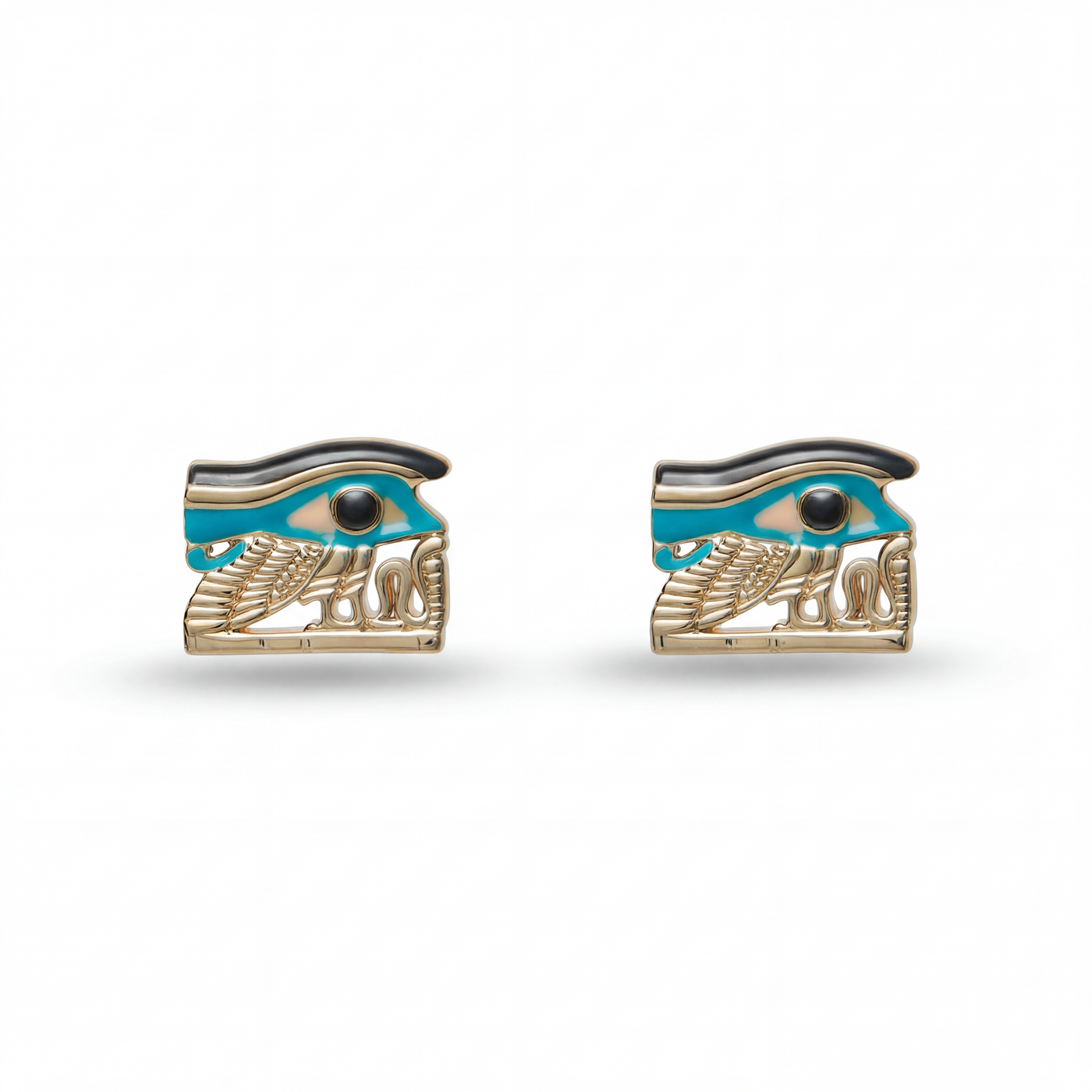 The Met x Lele Sadoughi Wedjat Eye Stud Earrings