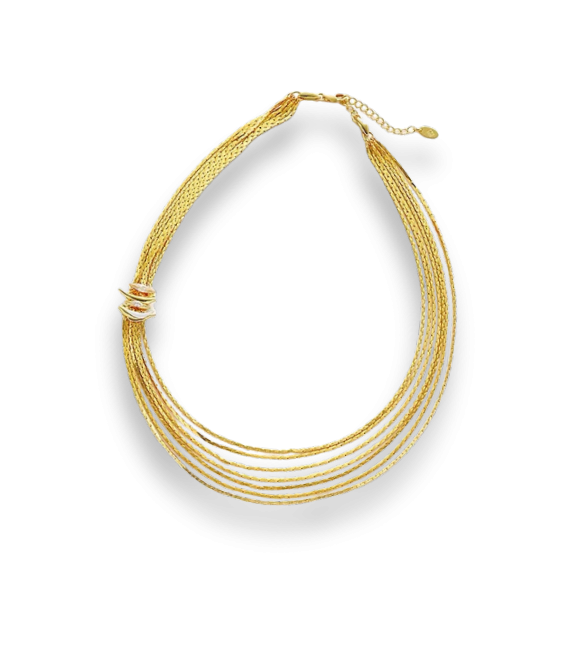 Layered Arc Necklace
