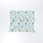 Nursery Alice Lewis Carroll Blue Argyle Literary Fabric DIY A Bit of Art
