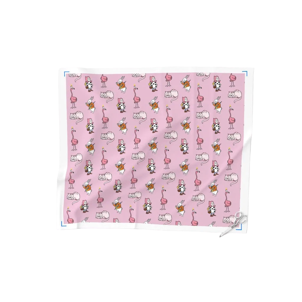 Nursery Alice Lewis Carroll Tea Party Pink Literary Fabric DIY A Bit of Art