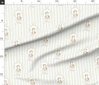 Fabric in Pride & Prejudice by Jane Austen Mr. Darcy Cameo Stripe Fabric sold by yard A Bit of Art