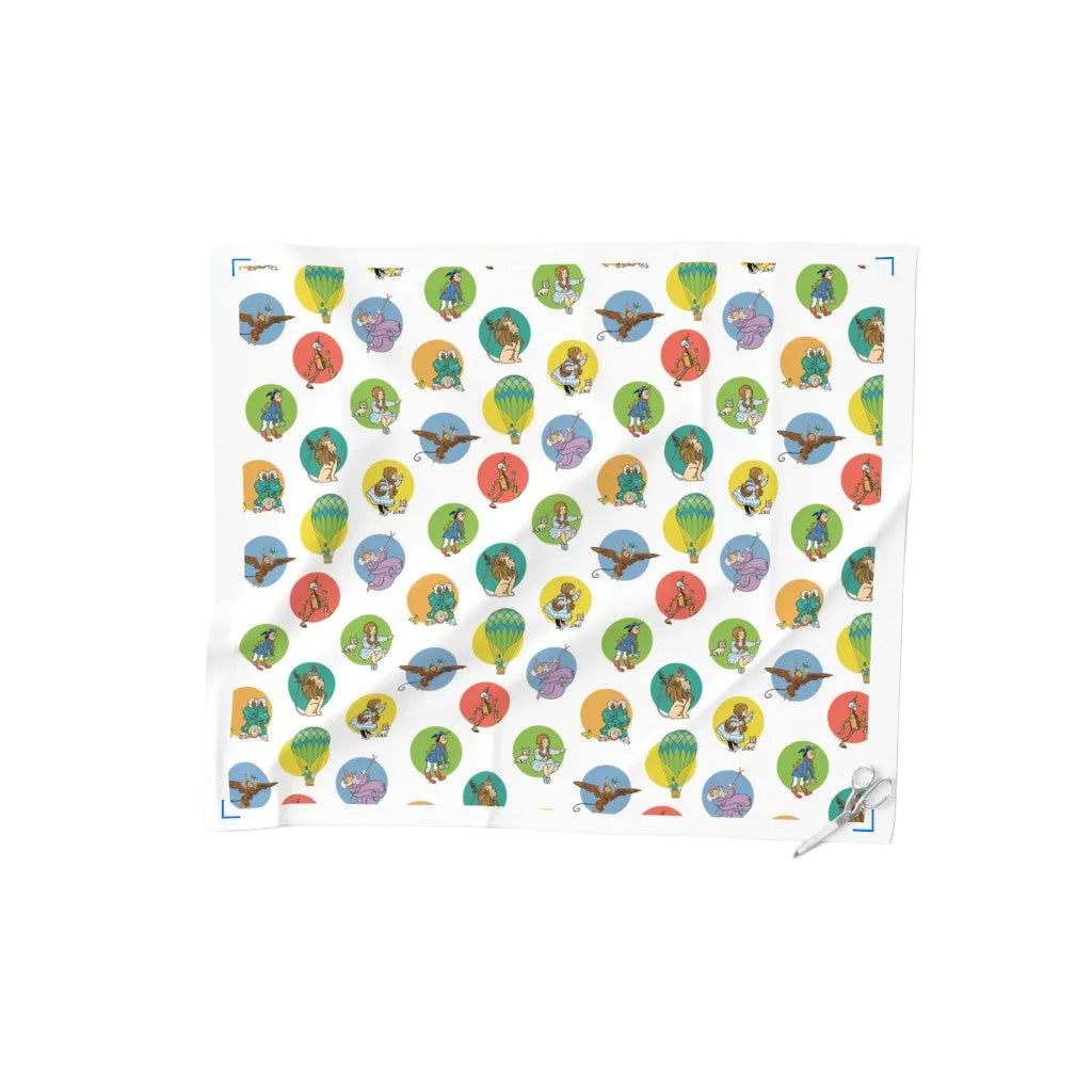Wizard of Oz Storybook Icons Polka Dot Literary Fabric DIY A Bit of Art