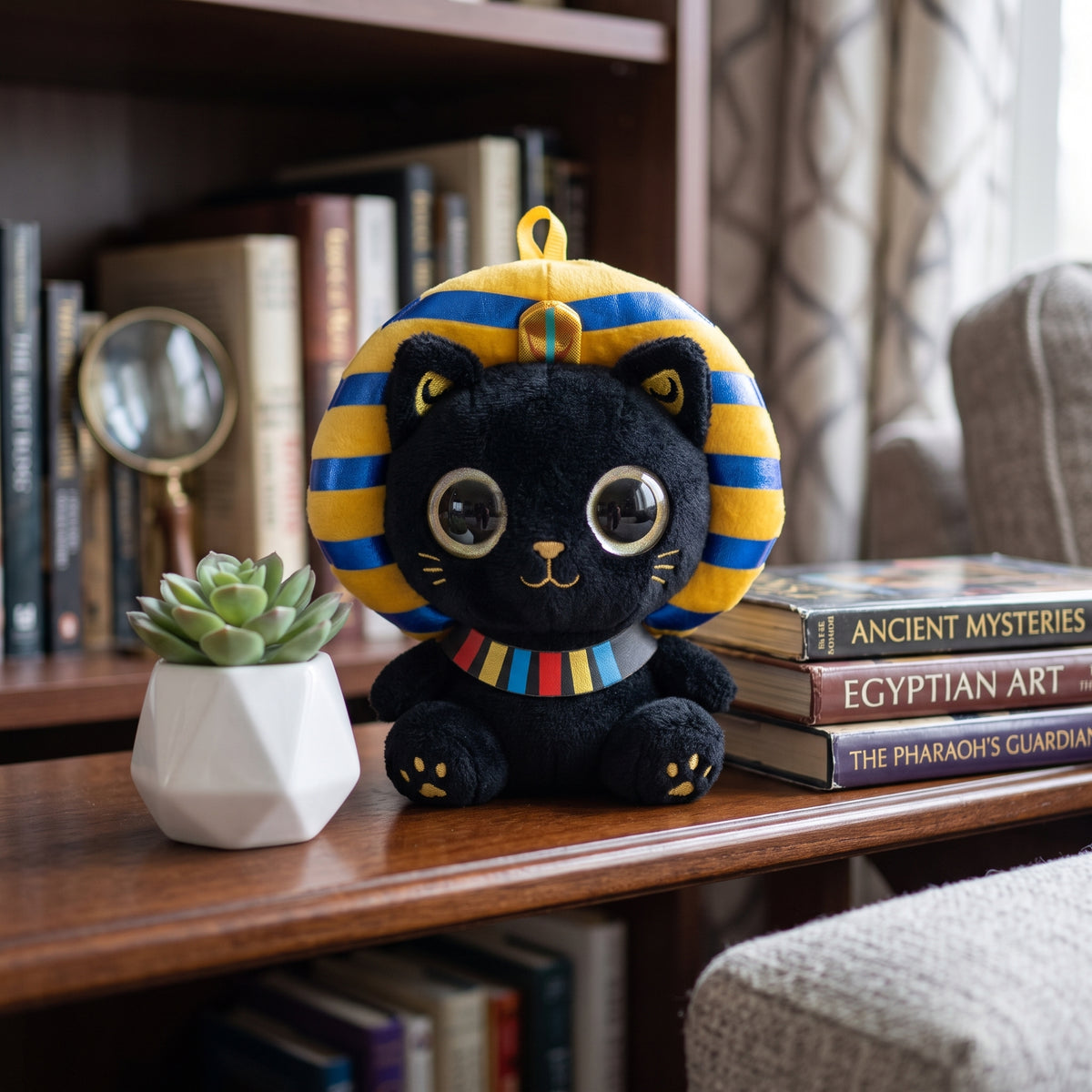 Pharaoh Meow - Royal Pharaoh Cat Squishy Plush Mini Charm