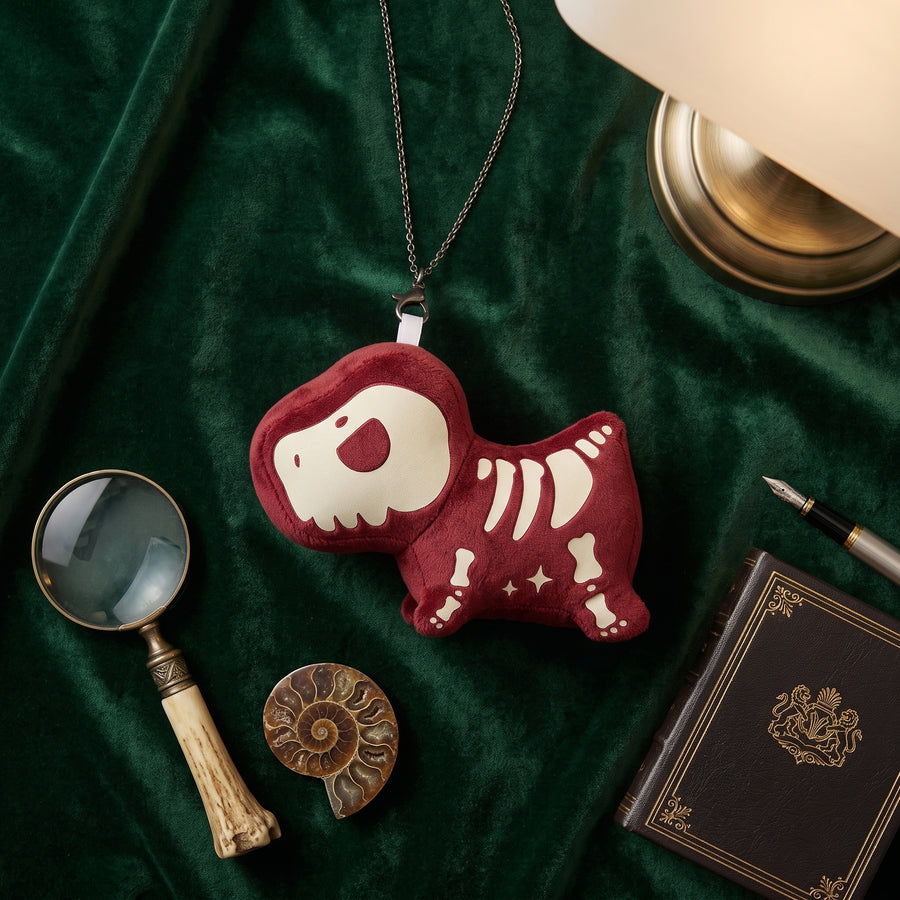 Glow-in-the-Dark Plush Charm — Tyrannosaurus rex