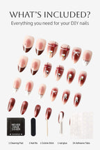 Heart of Snoopy- Almond Press-on Nails