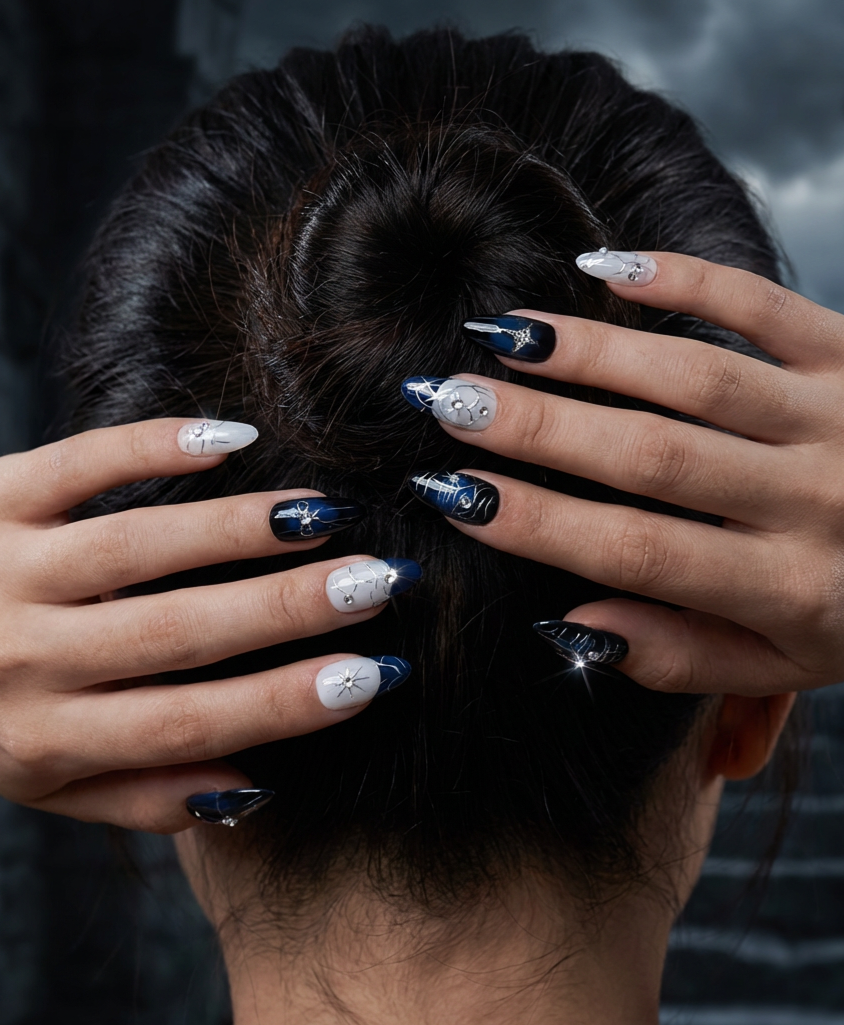 Wuthering Heights (Emily Bronte | The British Library) Young Cathy, Indigo Ride Press-On Nails Literary Accessories A Bit of Art CORP