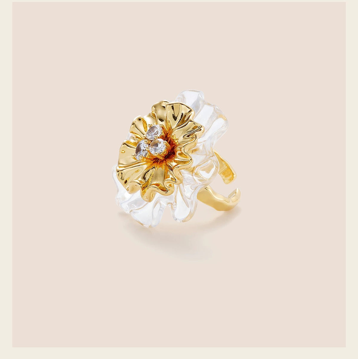 Moonrise Cereus Ring