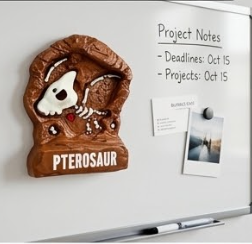Resin Fridge Magnets - Pterosaur