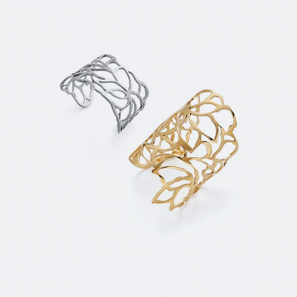 Claude Monet Waterlily Jewelry Collection: Earrings, Ring, Cuffs