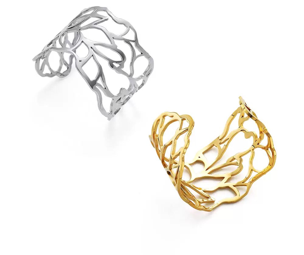Claude Monet Waterlily Jewelry Collection: Earrings, Ring, Cuffs