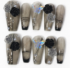 Wuthering Heights (Emily Bronte | The British Library) Mournful Heathcliff Press-On Nails Literary Accessories A Bit of Art CORP