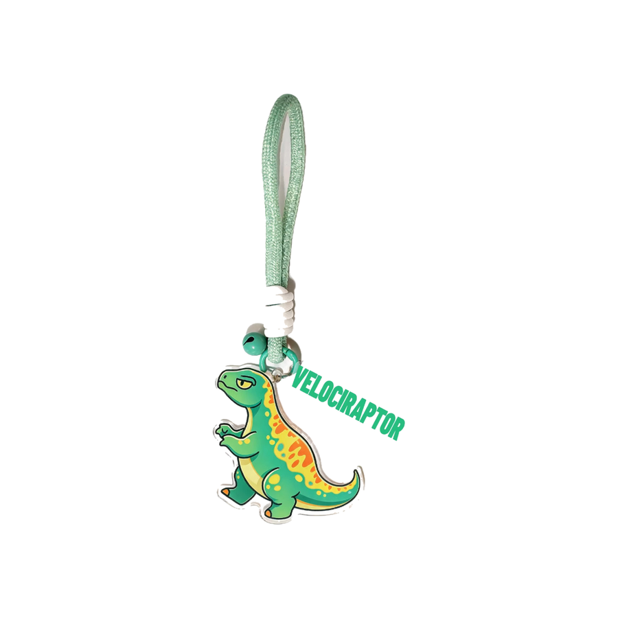 Dinosaur Acrylic Keychain — Velociraptor baseline image