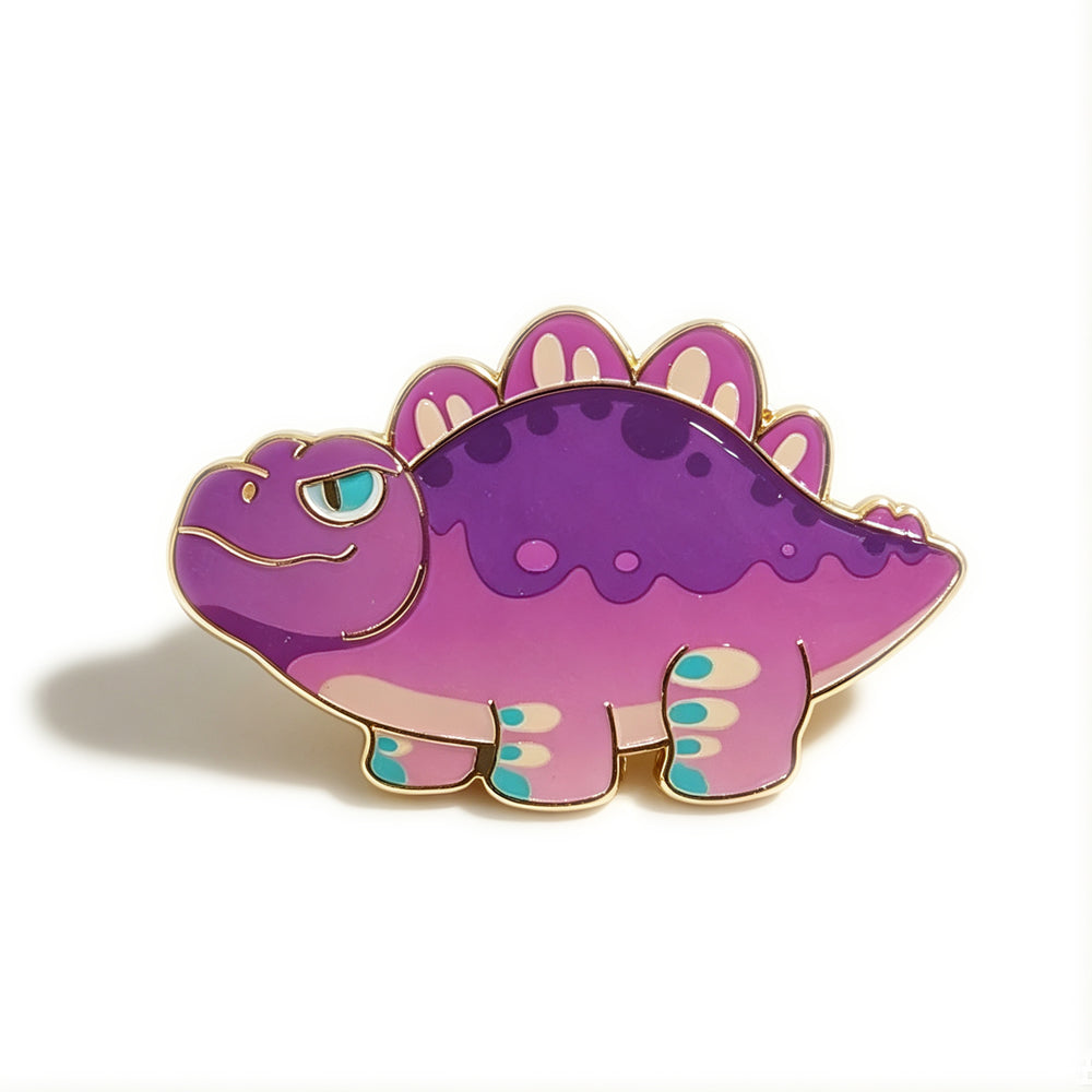 Metal Badge / Fridge Magnet — Stegosaurus baseline image