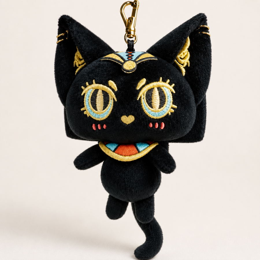 Bastet Meow-Egyptian Cat Plush Charm baseline product image