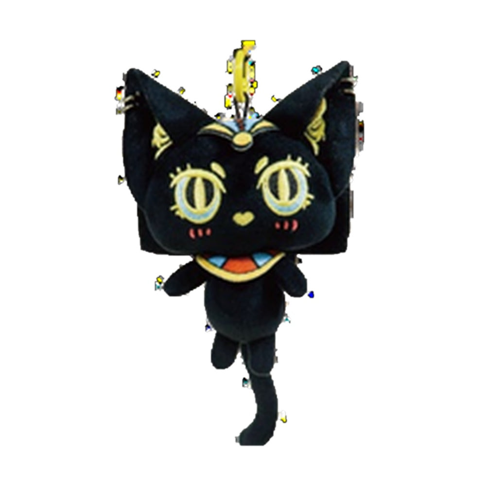 Bastet Meow Egyptian Cat Plush Charm on white background