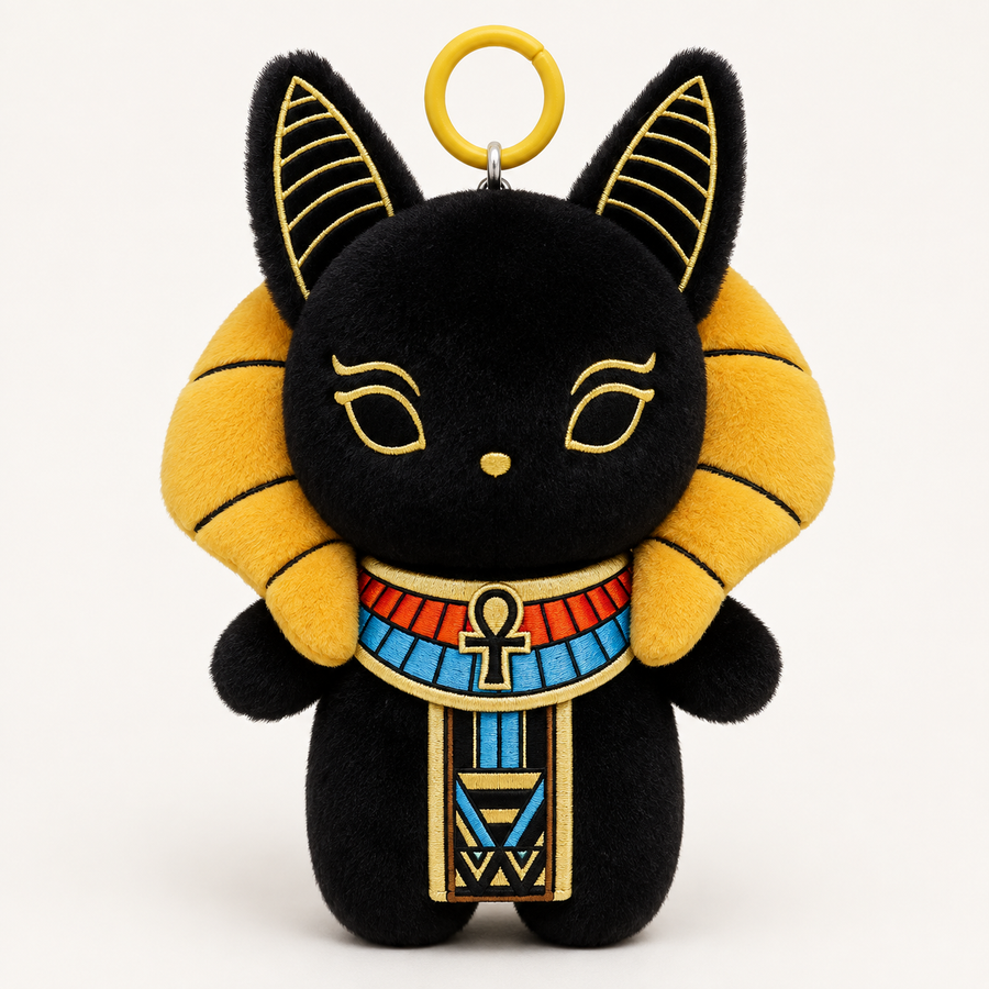 Cleocat - Cleopatra-Inspired Royal Cat Plush Charm baseline product image