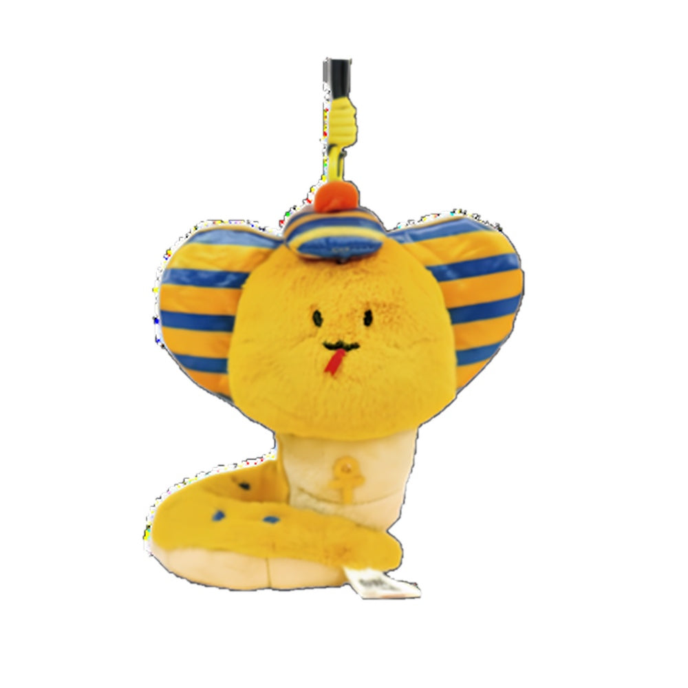 Nile Noodle S Little Snake Squishy Plush Mini Charm on white background