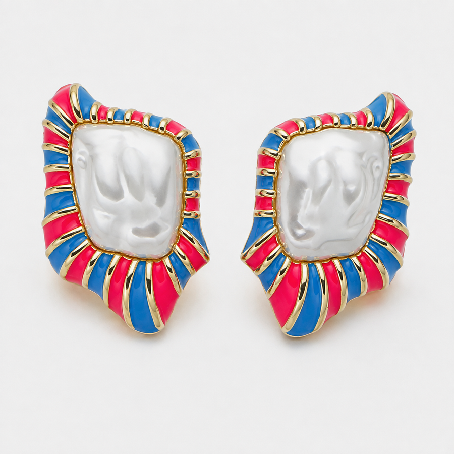 Nile Crown Earrings — Pharaoh’s Grace baseline product image