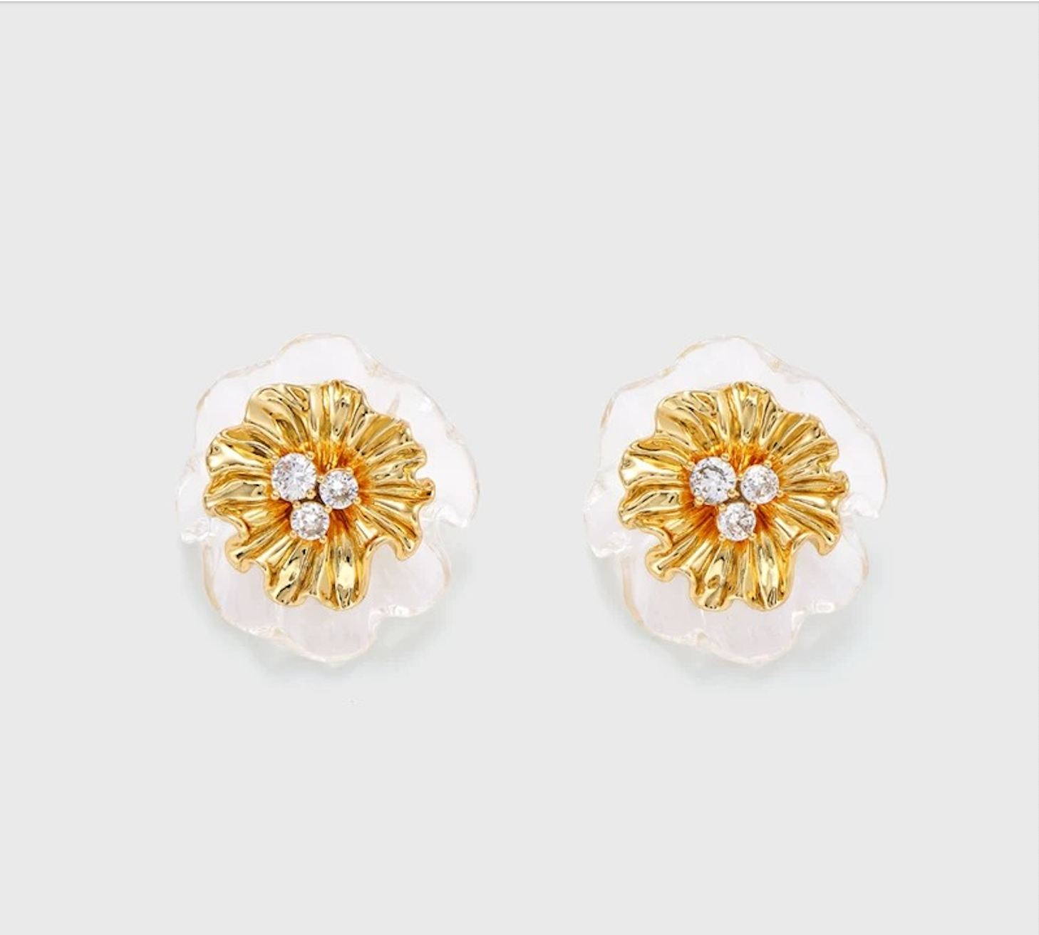 Cereus Petal Stud Earrings