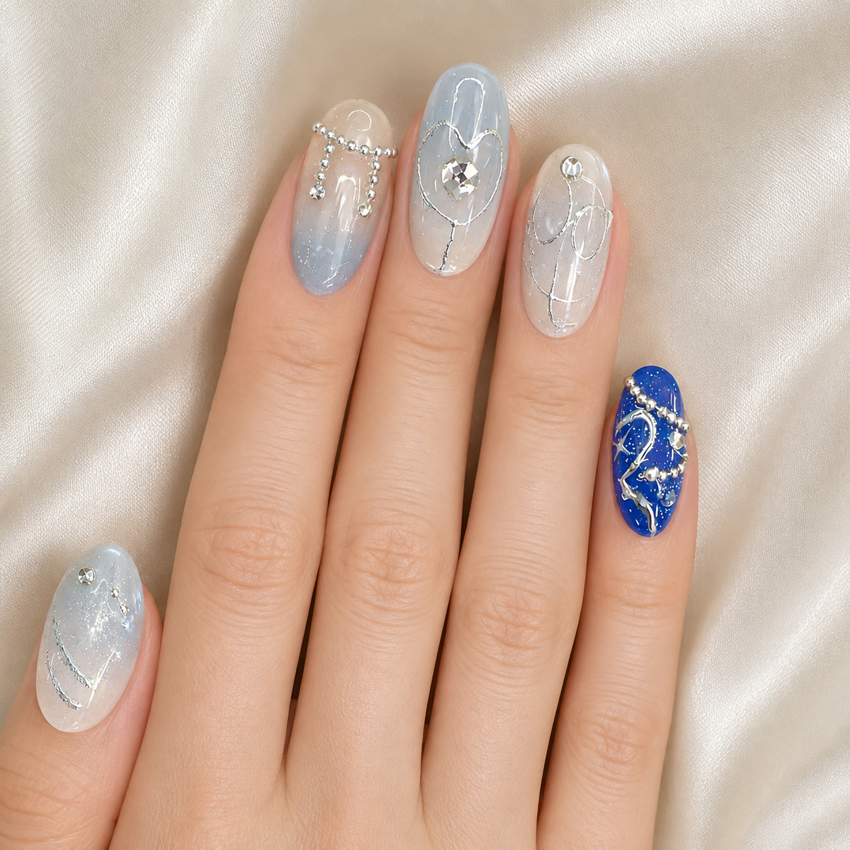 The Midnight Promenade Press-On Nails — Pride and Prejudice Collection