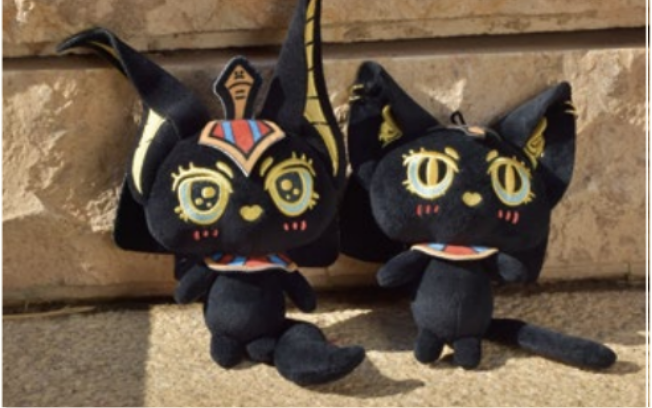 Anumeow- Anubis-Inspired Cat Plush Charm