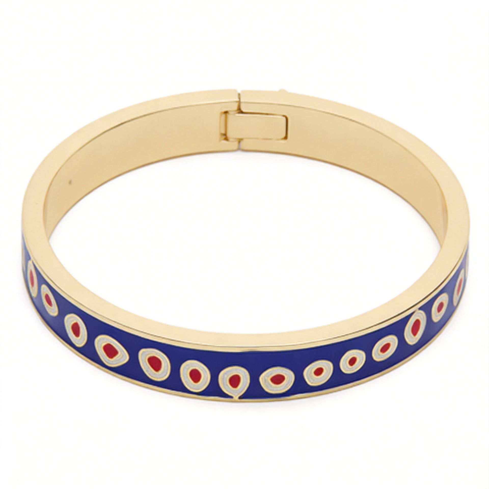 The MET X Lele Egyptian Enamel Lapis 400 Bangle