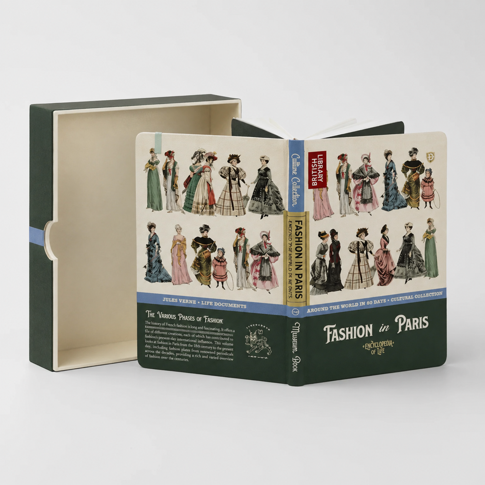 Fashion in Paris notebook packaging