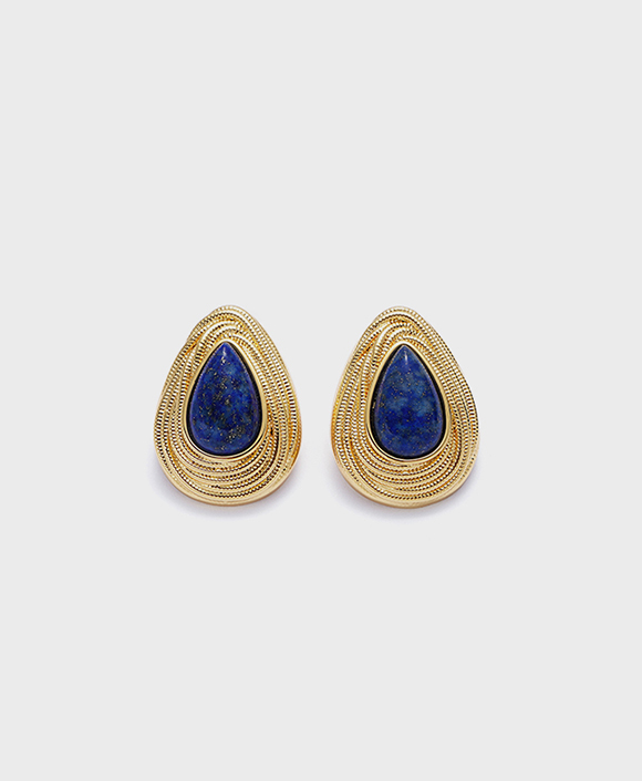 Lapis Teardrop Earrings