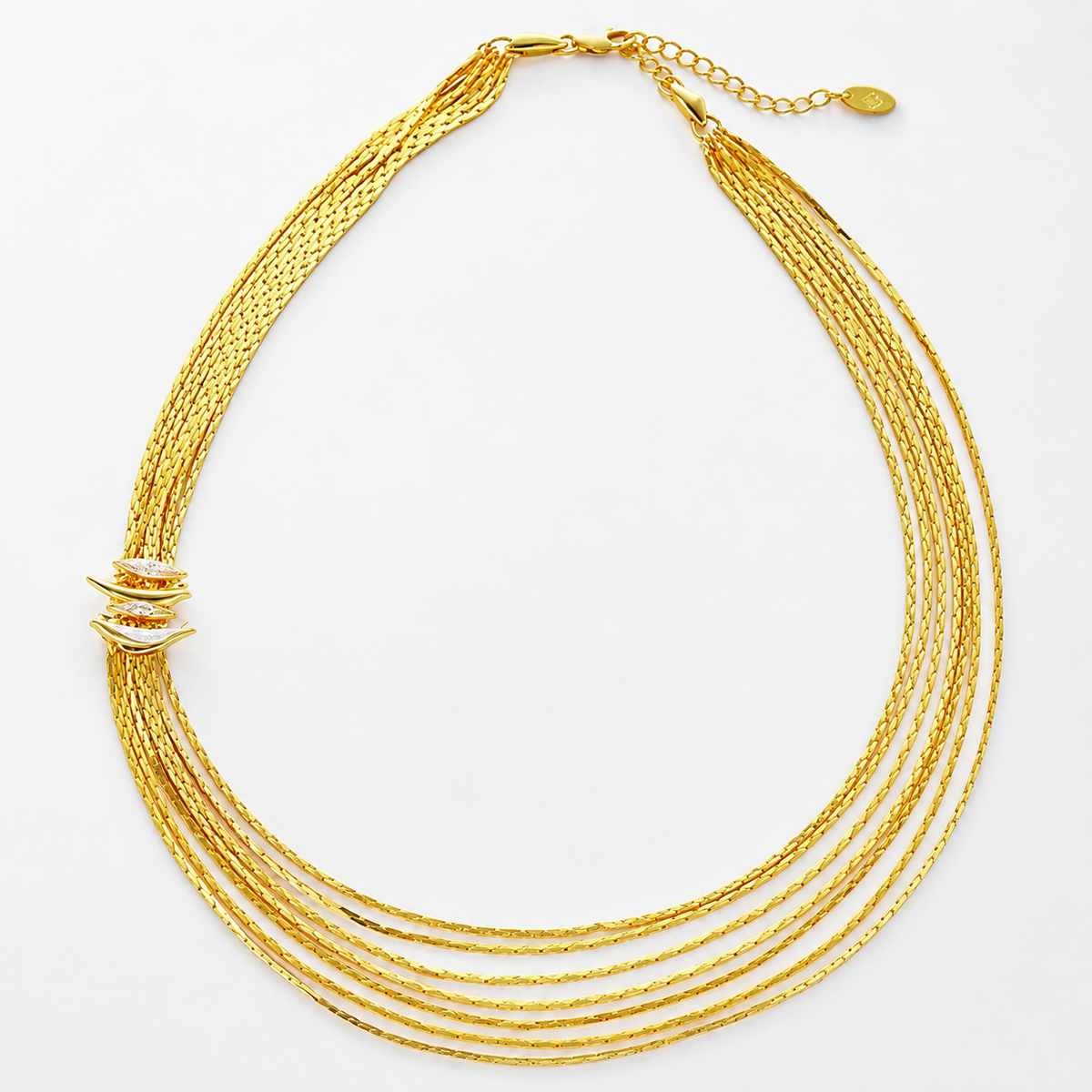 Layered Arc Necklace