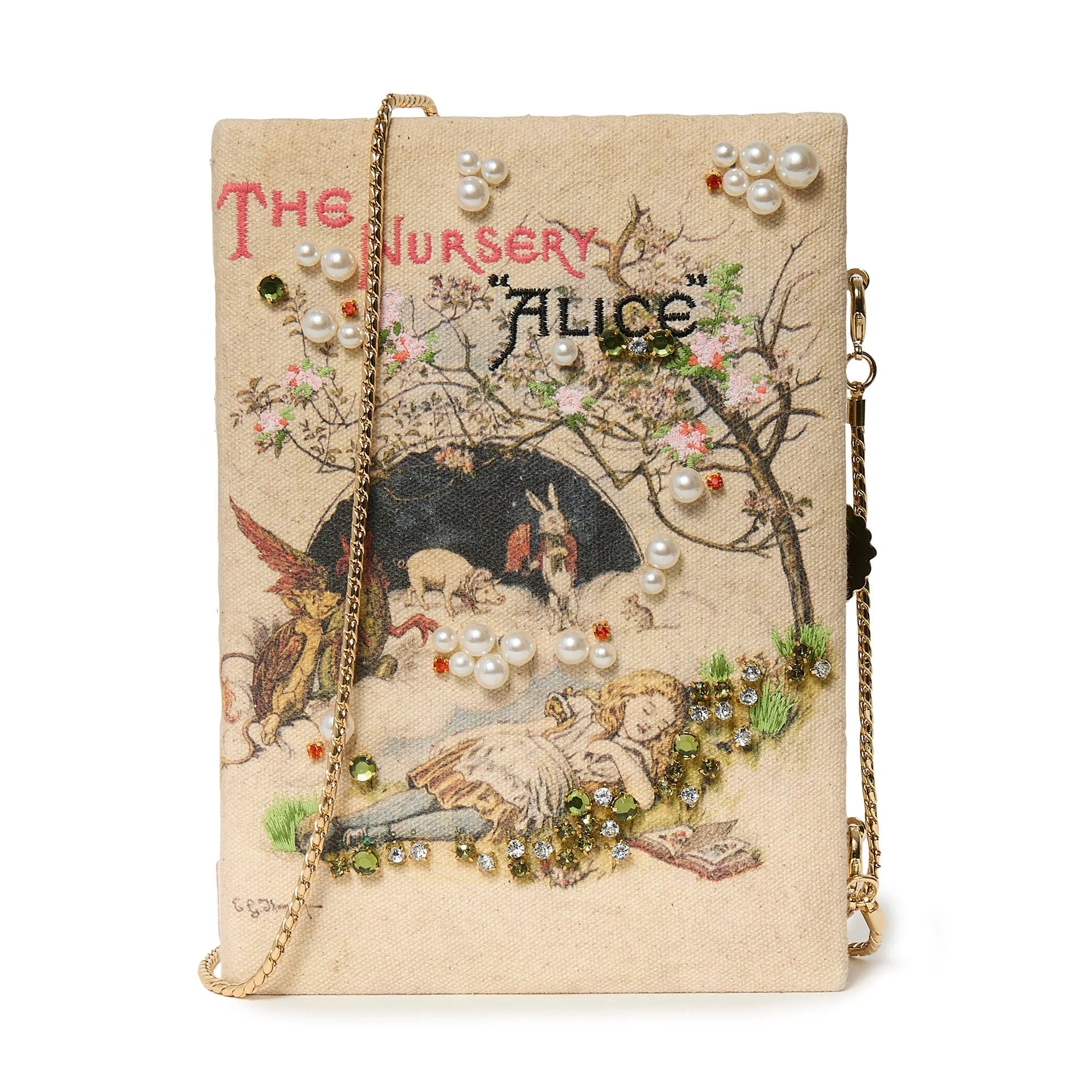 Ivory The Nursery Alice Book Clutch Lele Sadoughi